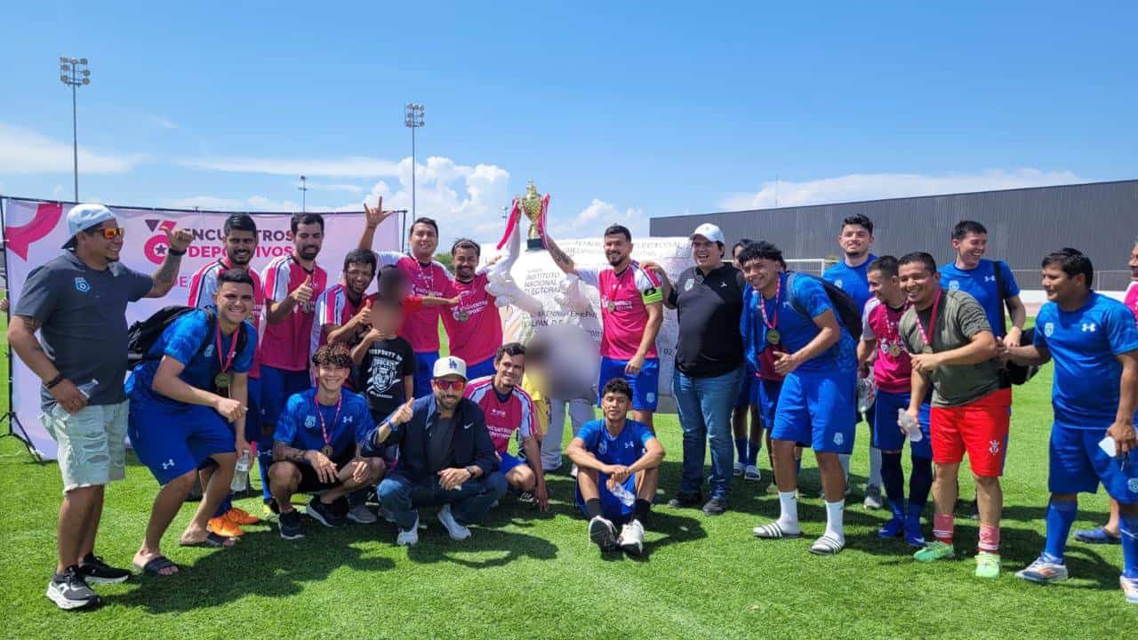 INE Coahuila organiza torneo de f&uacute;tbol para fomentar el voto