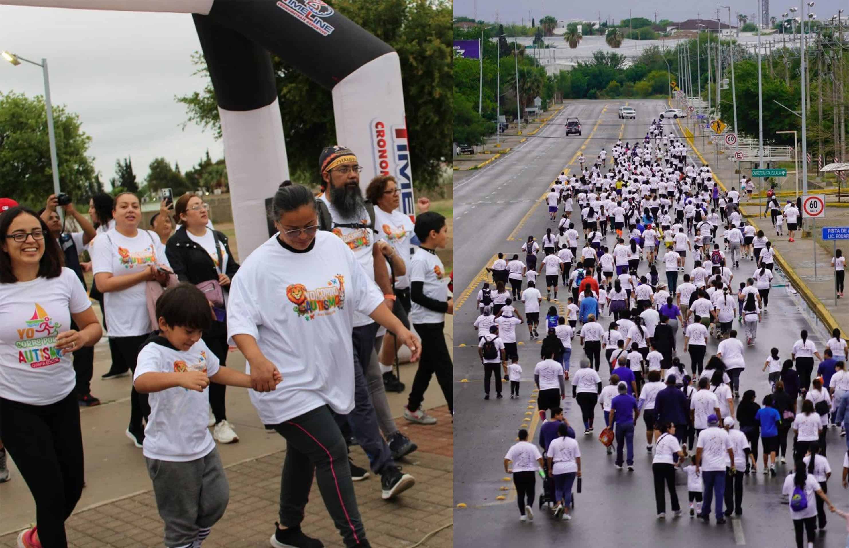 Carrera por el autismo promueve inclusi&oacute;n y convivencia en Ciudad Acu&ntilde;a