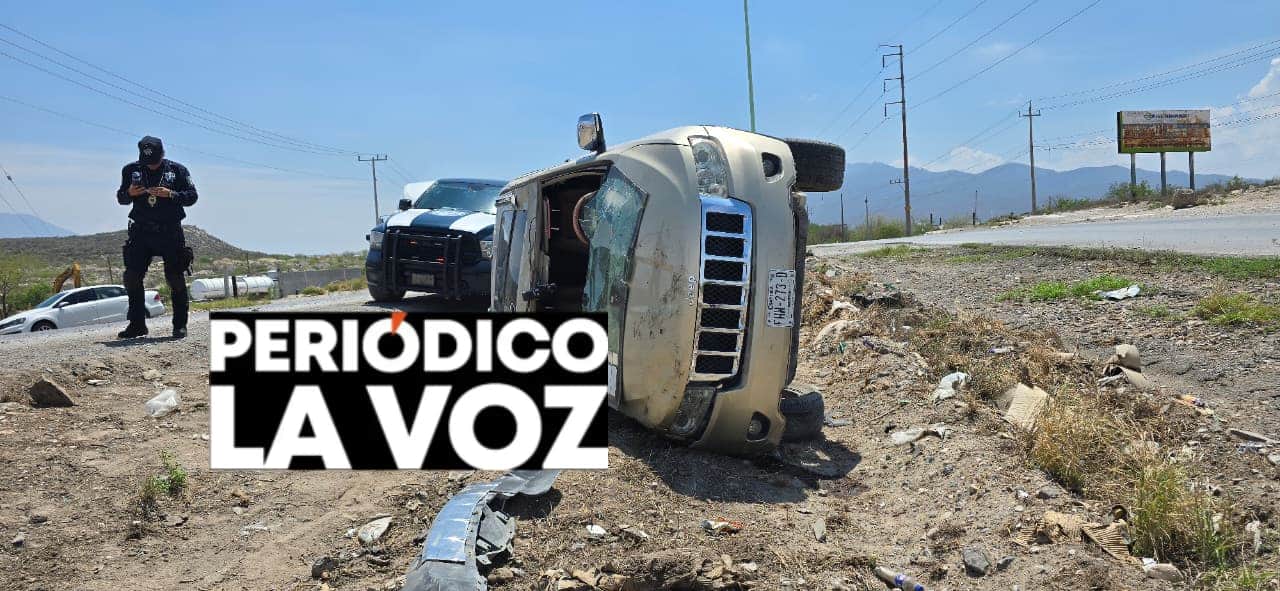 Lo saca curva y vuelca en el Salinas