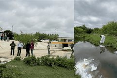 Continúan acciones de prevención en arroyos y colonias de Sabinas