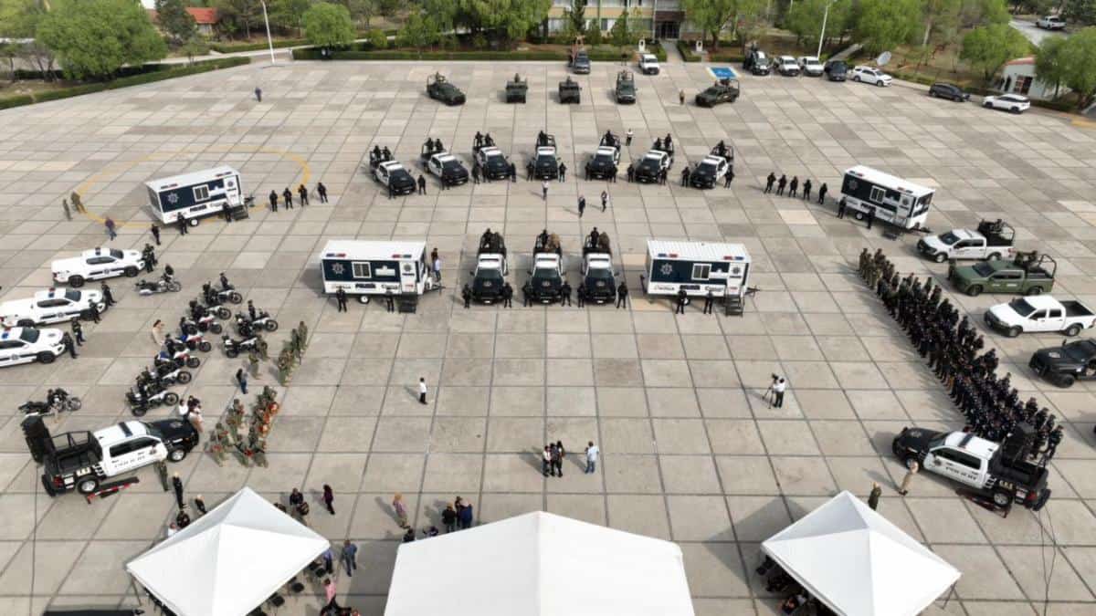 Entrega de patrullas y equipamiento en Saltillo para reforzar la seguridad