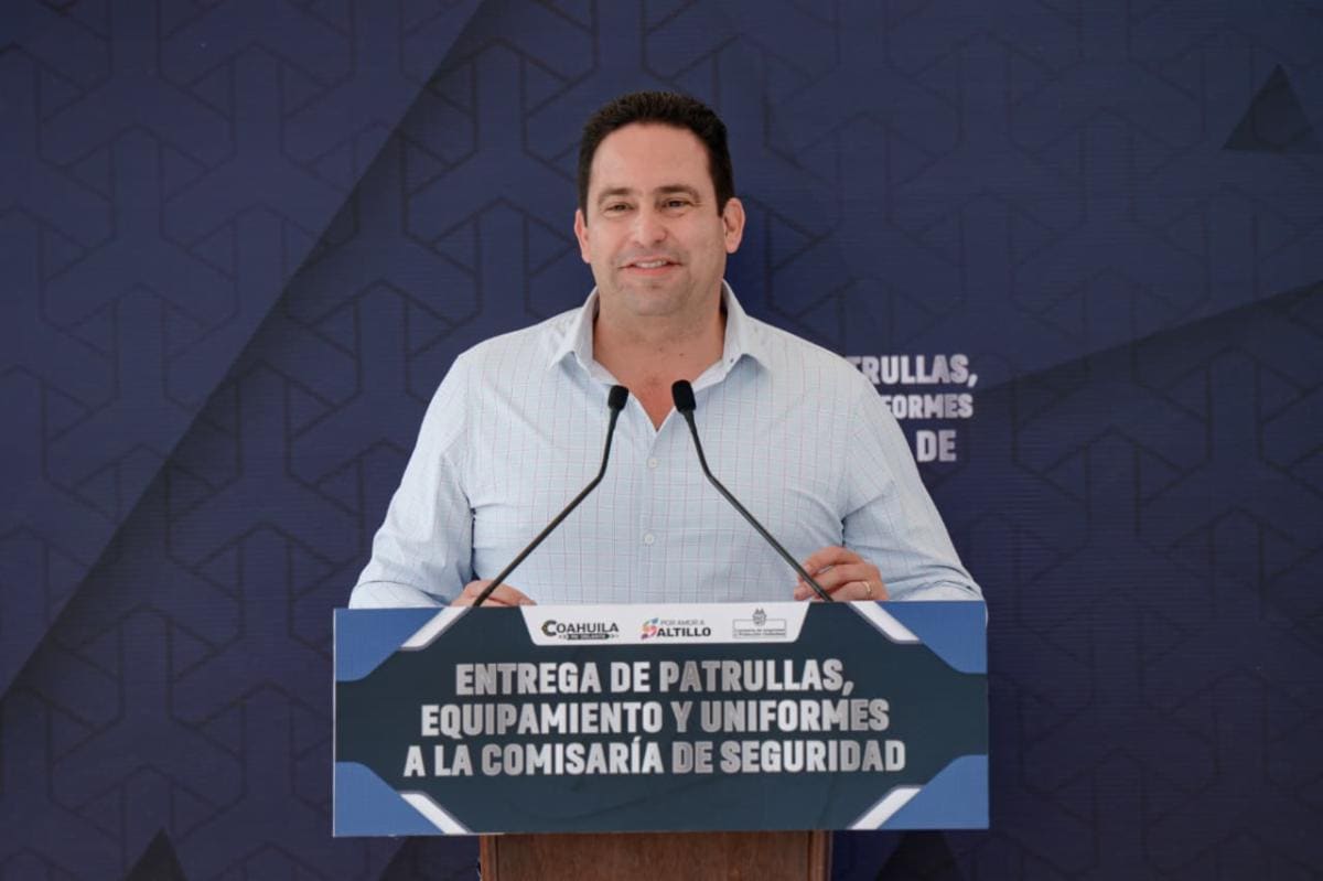Entrega de patrullas y equipamiento en Saltillo para reforzar la seguridad