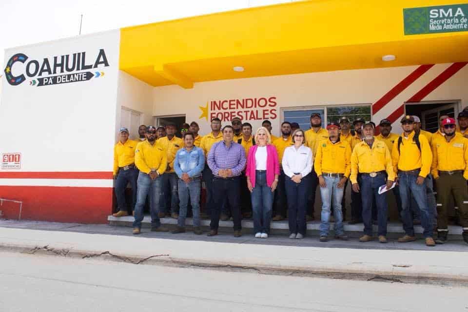 Laura Jim&eacute;nez inaugura instalaciones para brigadistas en M&uacute;zquiz