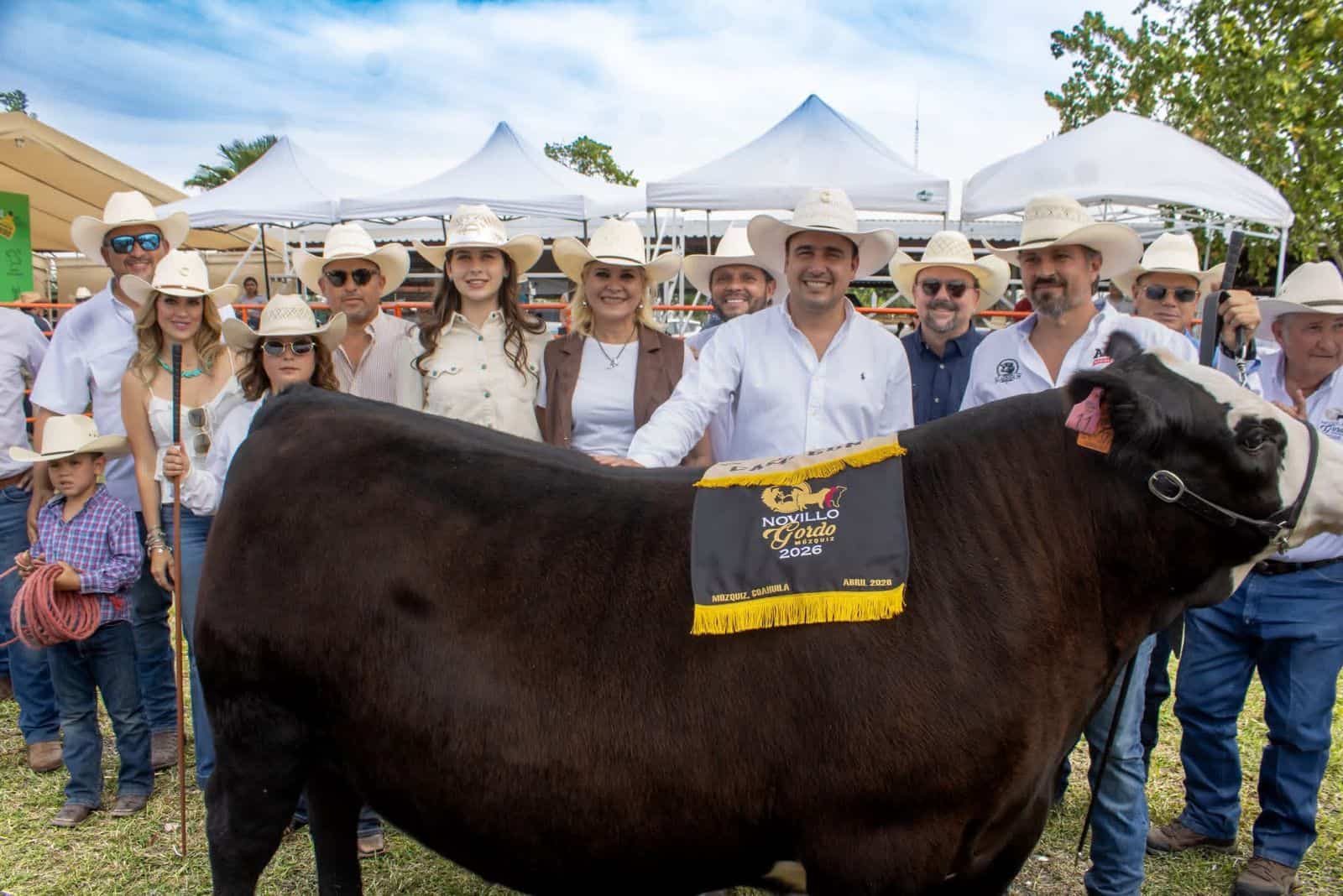 Se realiza premiaci&oacute;n del Novillo Gordo en la Expoasis Ganadera M&uacute;zquiz 2026