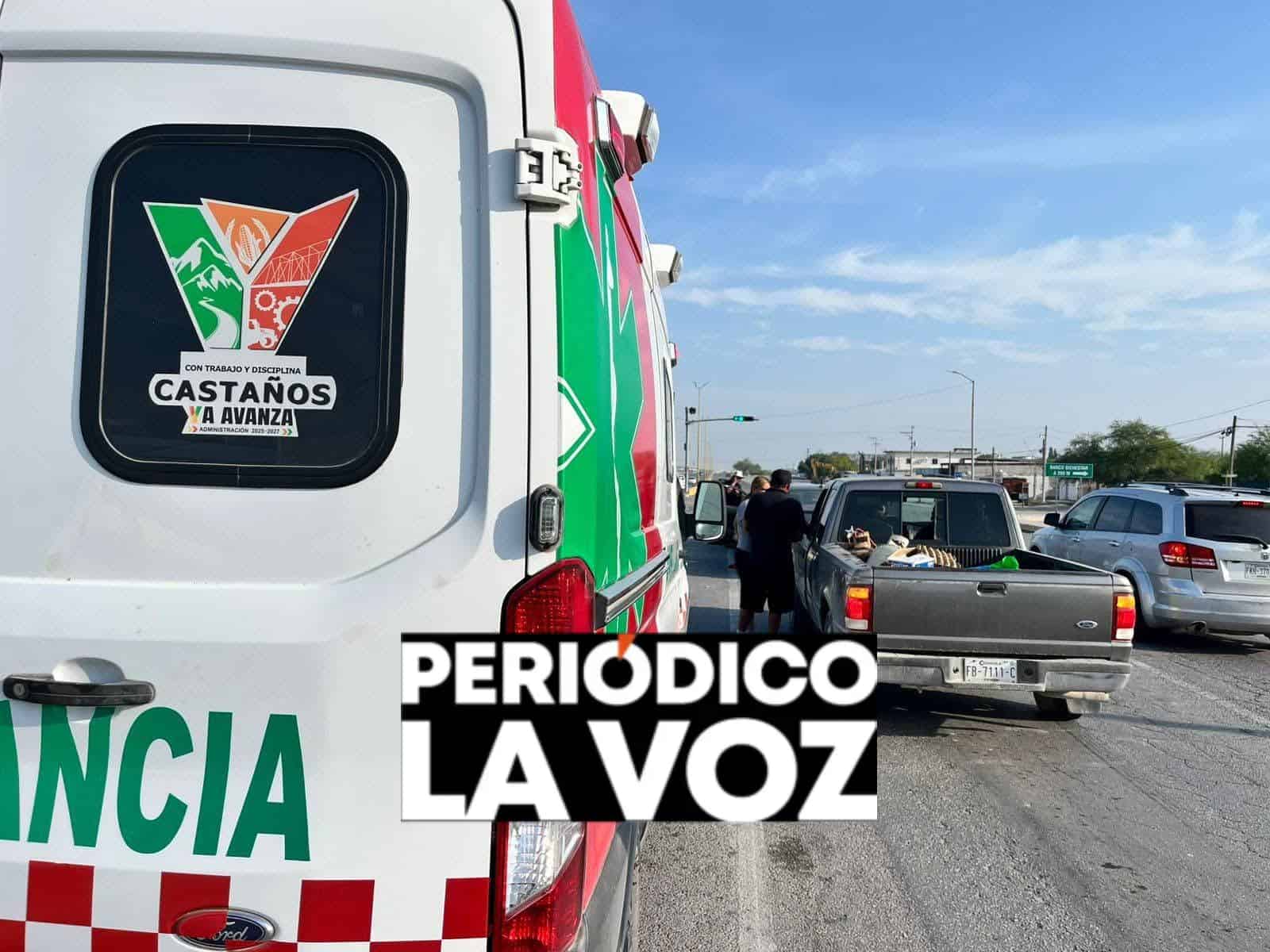 Causa abuelito carambolazo en el bulevar Santa Cecilia