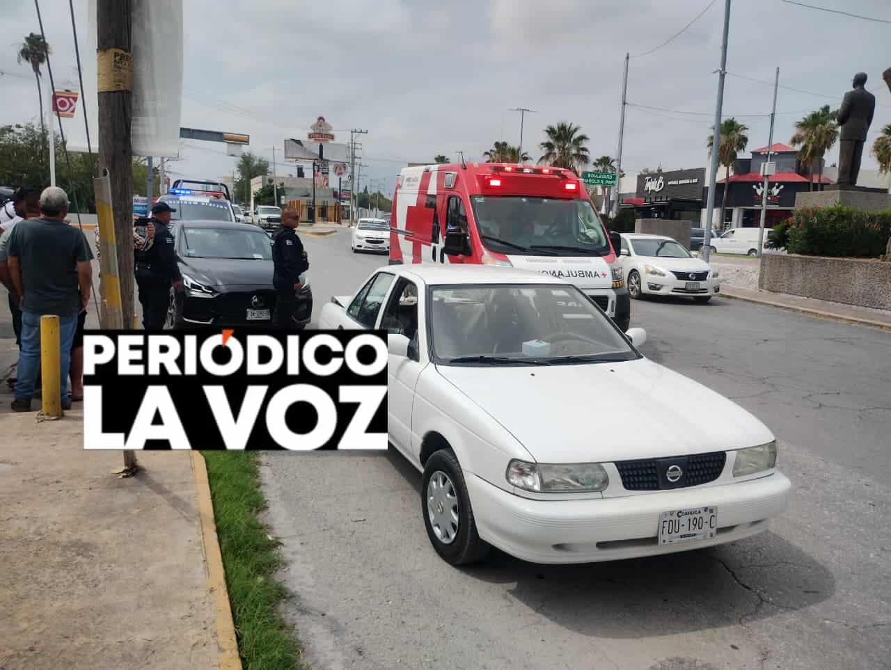 Le pega por  atr&aacute;s a abuelito y lo deja herido en bulevar Pape