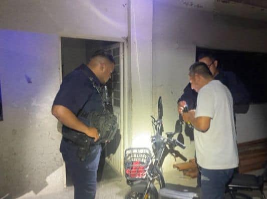 Hallan bicimoto robada en bald&iacute;o