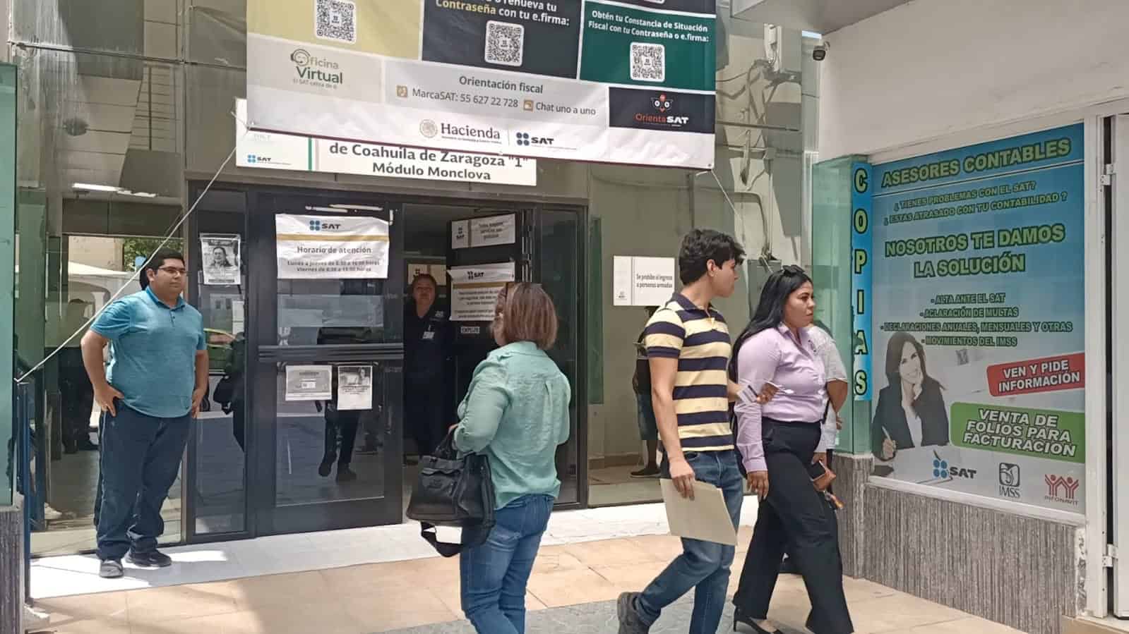 SAT en Monclova enfrenta alta demanda por declaraci&oacute;n anual de impuestos
