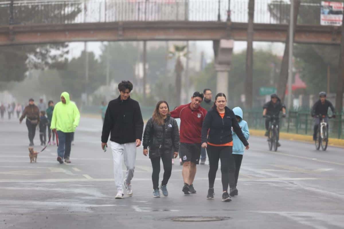 Disfrutan en Saltillo la Ruta Recreativa Para pasear y activarse