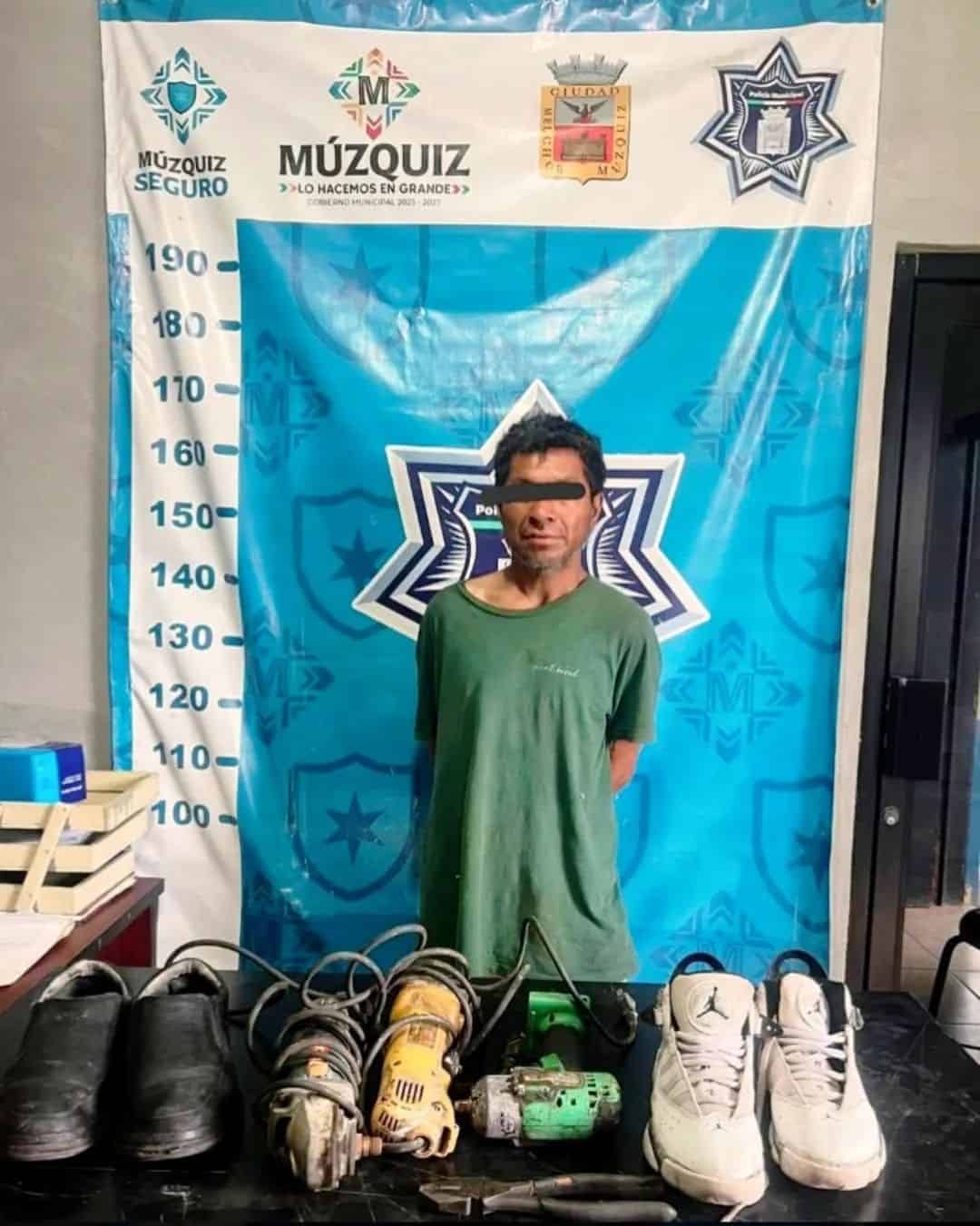 Detienen a presunto ladr&oacute;n en el centro de Pala&uacute;