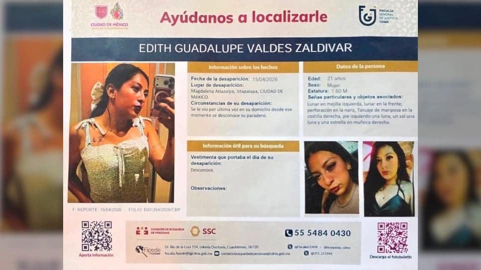 La FGJCDMX defiende su actuaci&oacute;n en el caso de Edith Guadalupe