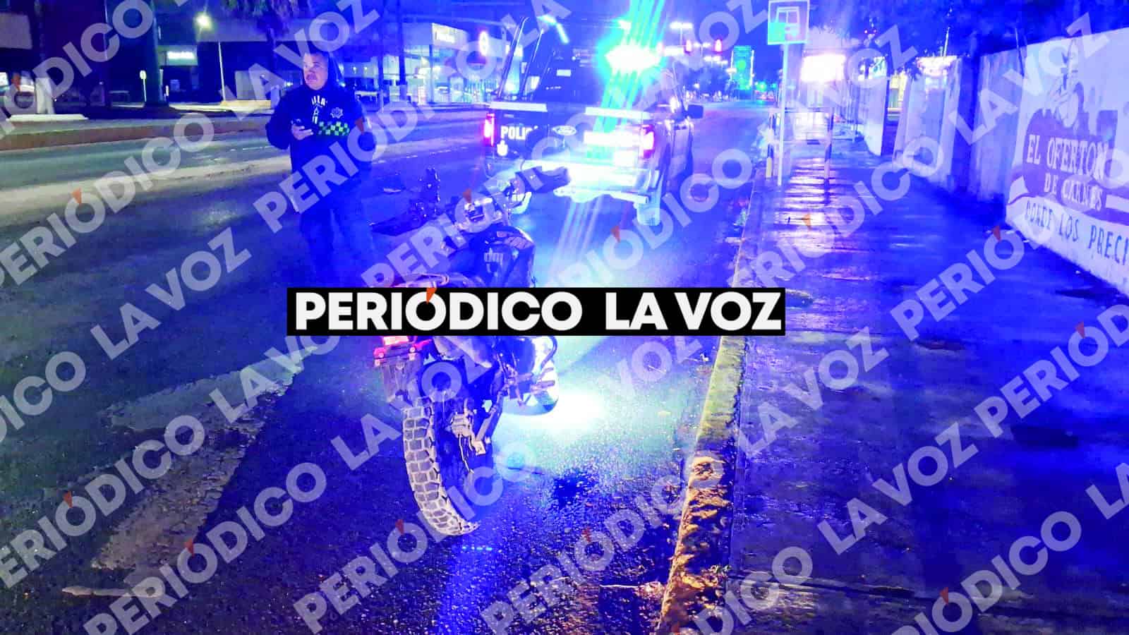 Accidente de motocicleta deja heridos en Monclova