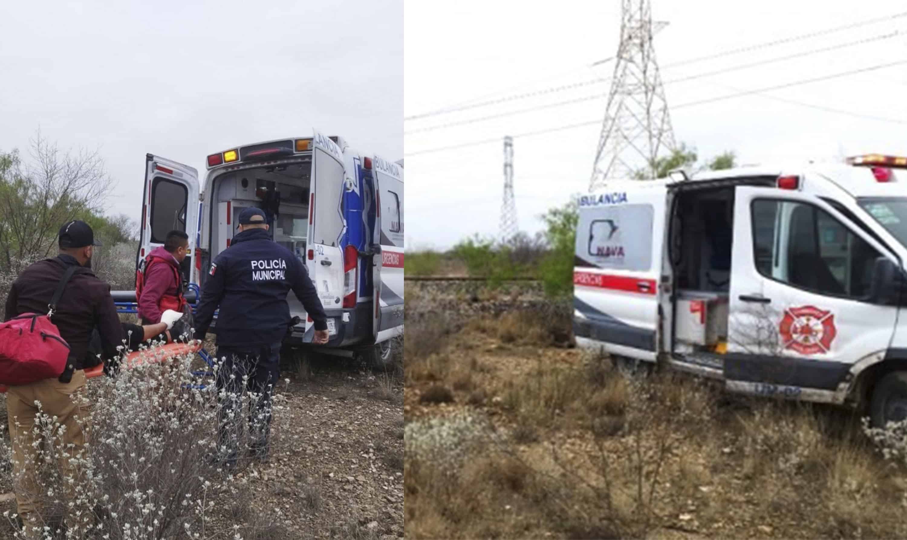 Joven sufre grave accidente al ser arrollado por tren en Nava