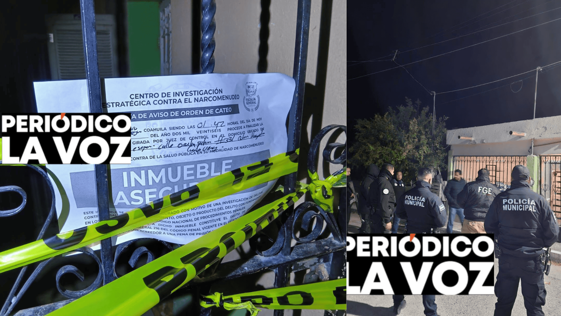 En Cuatro Ci&eacute;negas aseguran en cateo metanfetamina