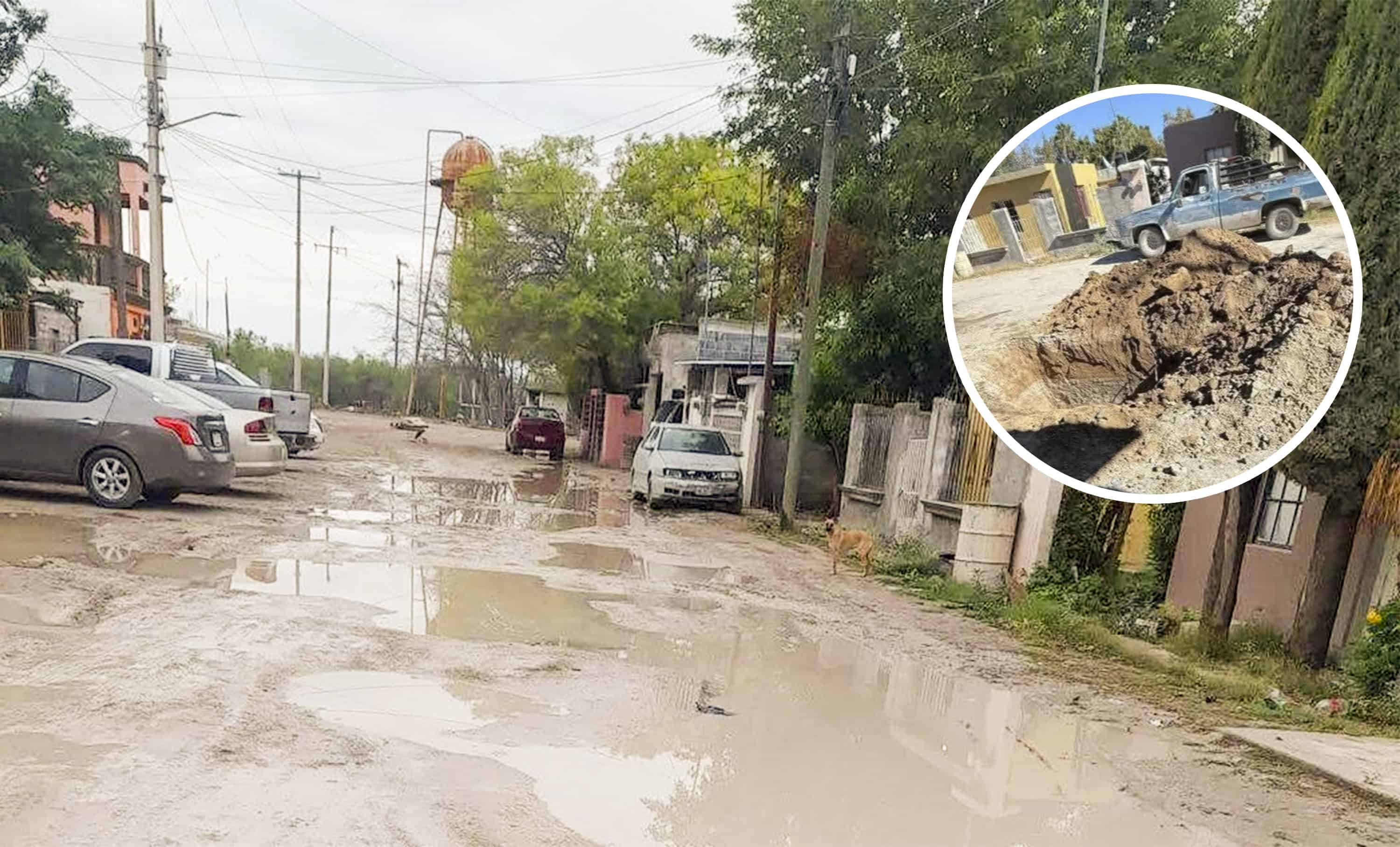 Vecinos de colonia Presidentes exigen reparaci&oacute;n de calles en Allende