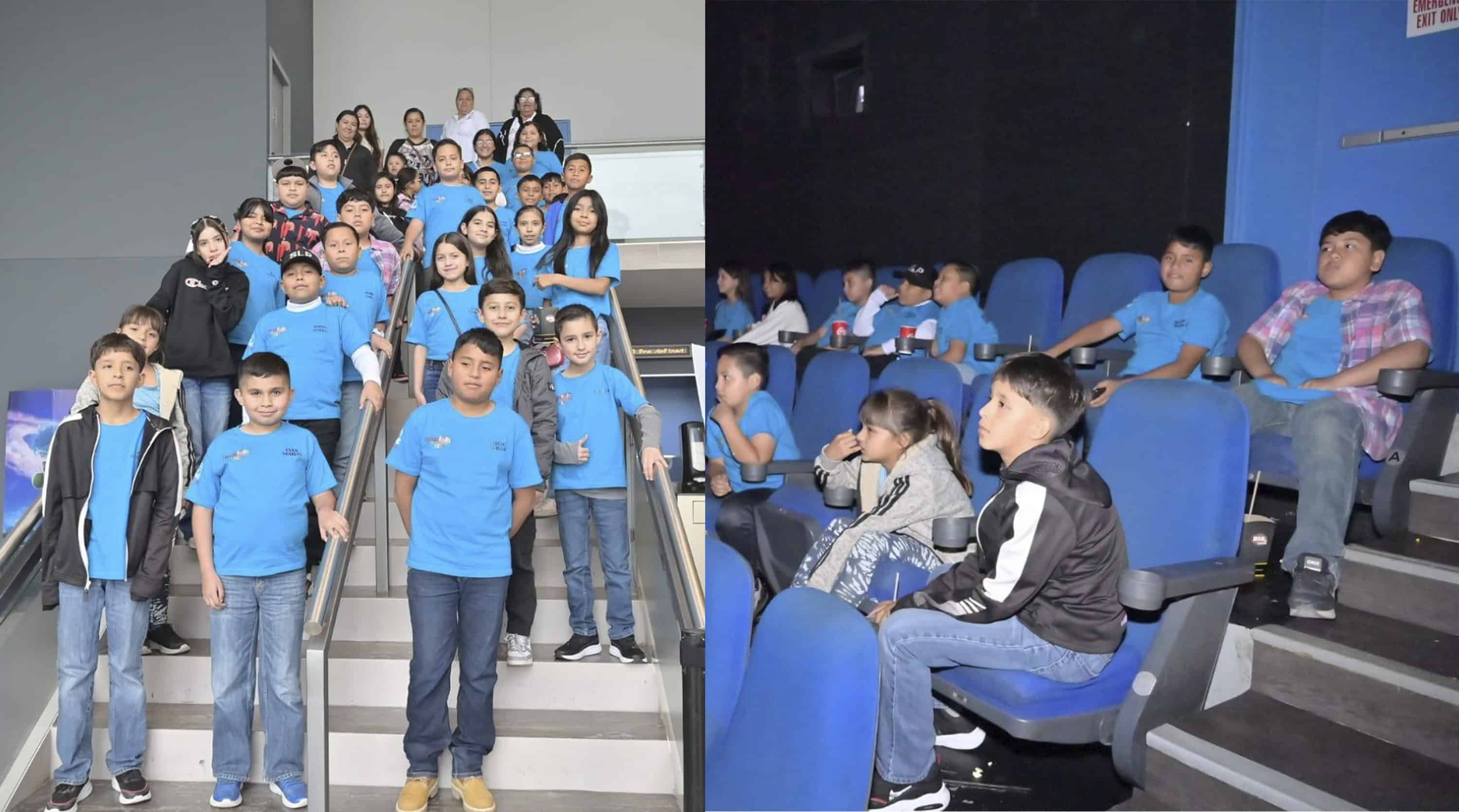 Reconocen a participantes del Cabildo Infantil con funci&oacute;n de cine en Nava