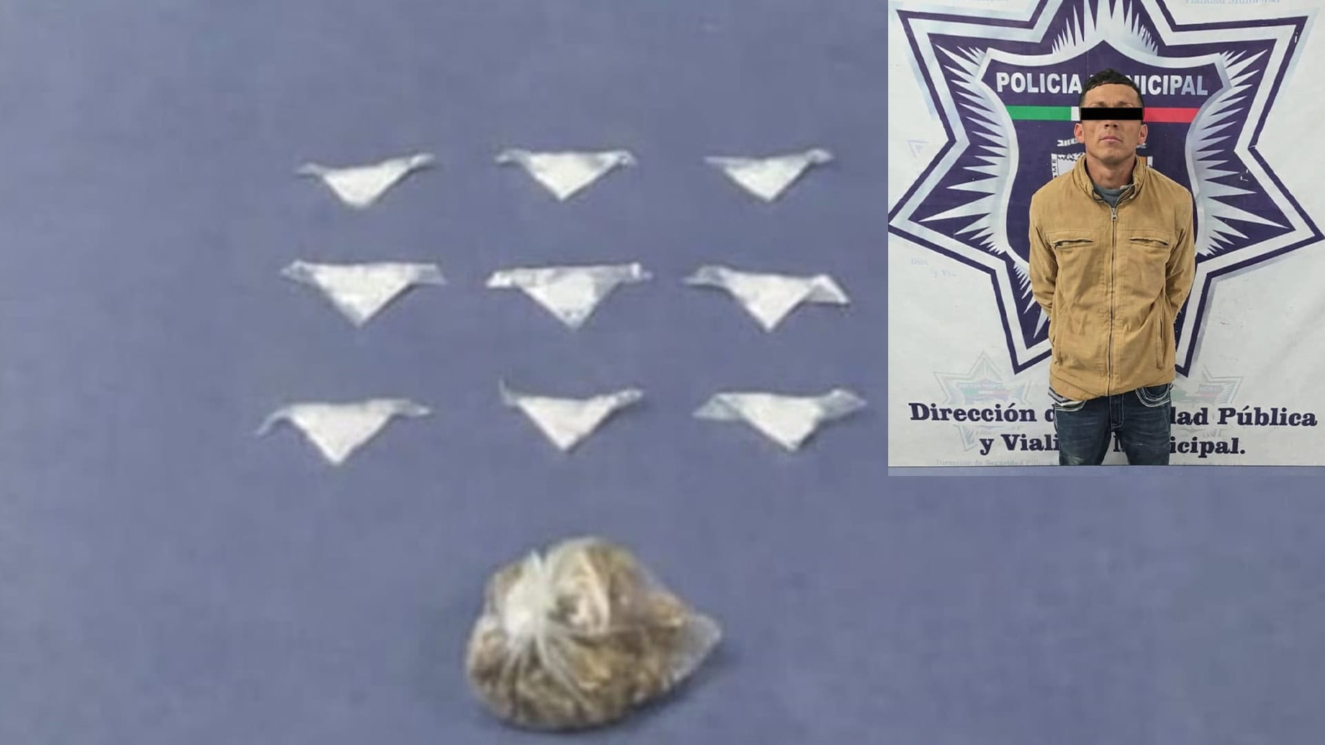 Polic&iacute;a Municipal detiene a Ulises Alejandro en Sabinas con drogas