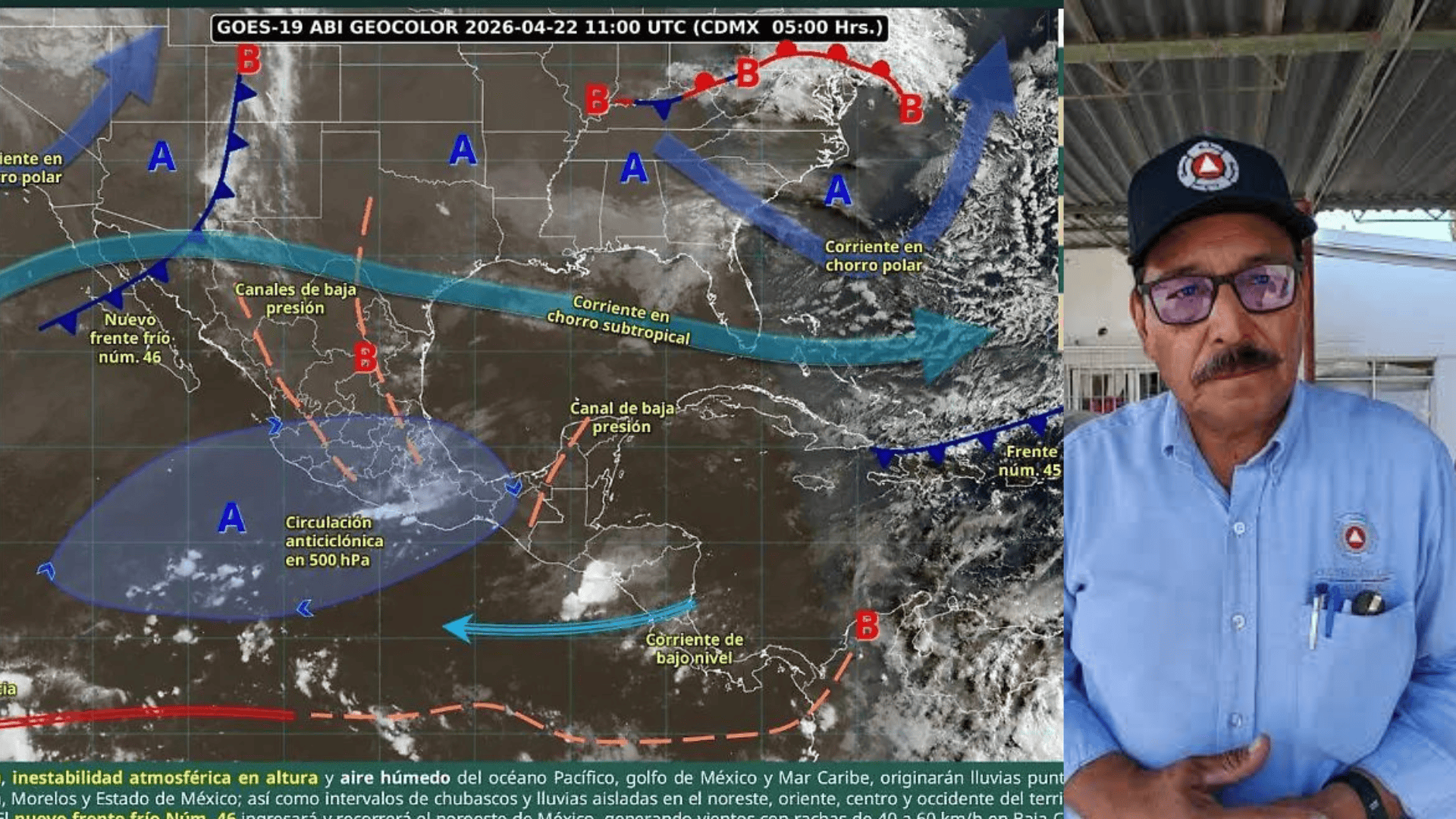 En la Regi&oacute;n Carbon&iacute;fera ingresa ma&ntilde;ana frente fr&iacute;o # 46