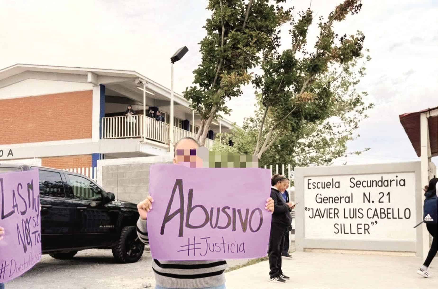 Denuncia penal contra director por acoso en Secundaria Federal No. 7 de Saltillo