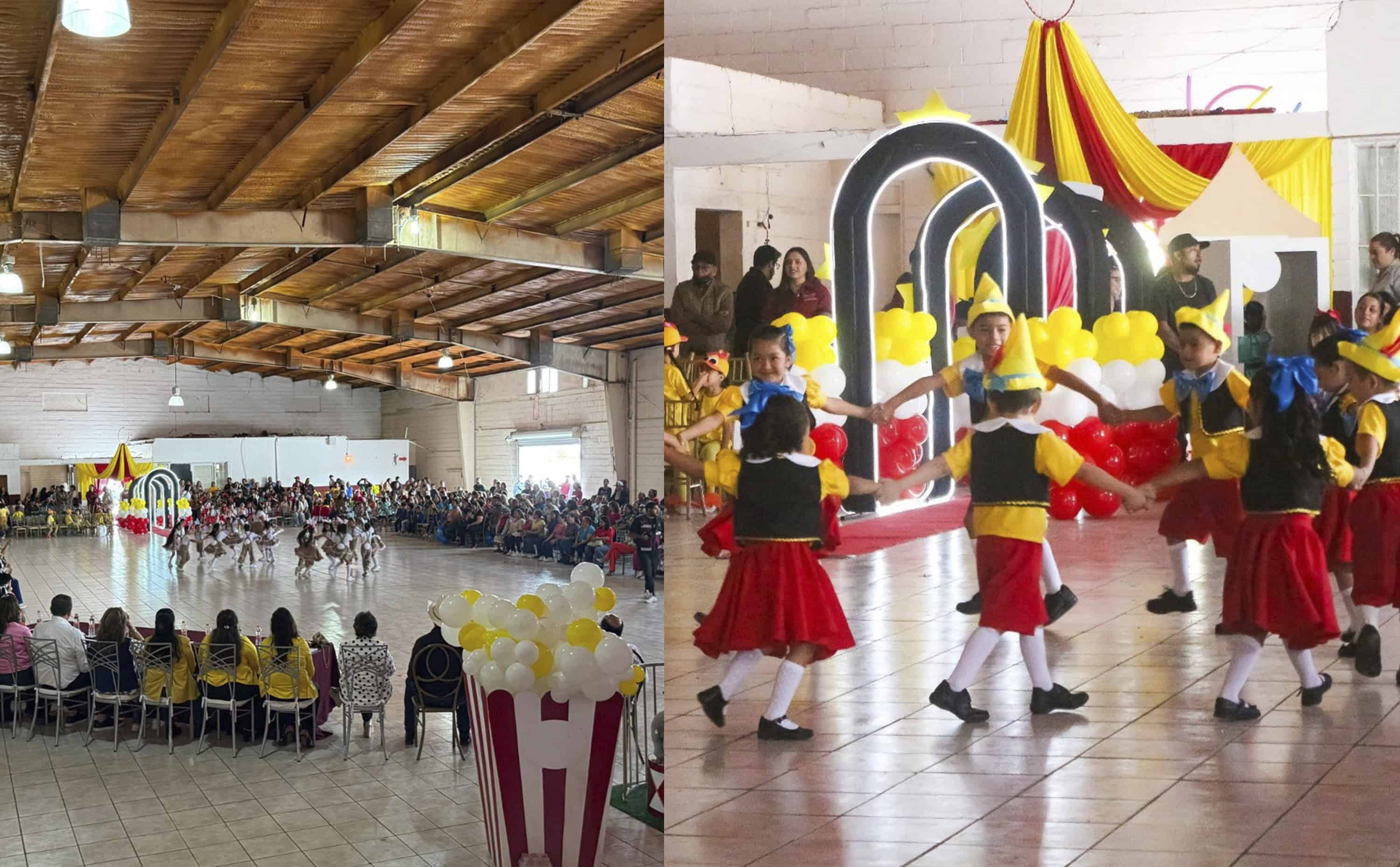 Color y tradici&oacute;n brillan en la demostraci&oacute;n de rondas infantiles 2026 en Nava