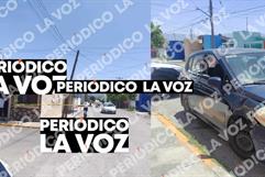 Choque en Monclova: Mujer pierde el control de su vehículo