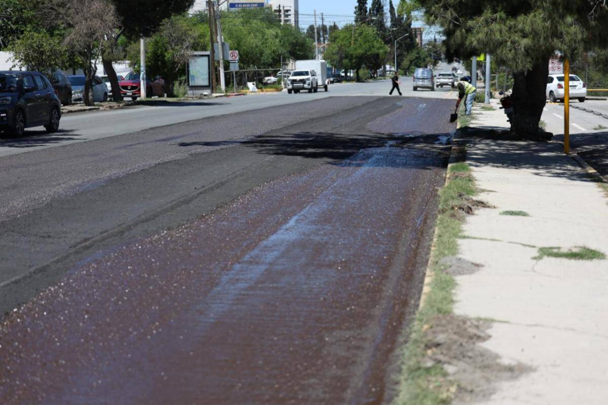 La rehabilitaci&oacute;n en la Avenida Universidad mejora la movilidad en Saltillo