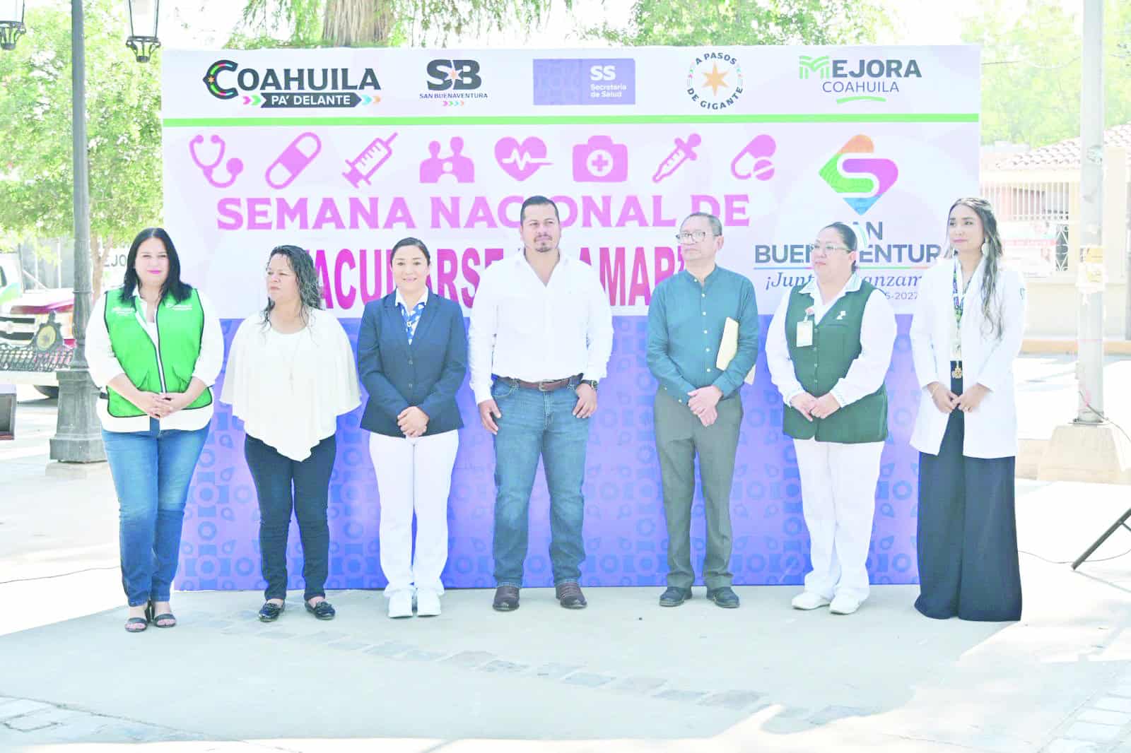 Javier Flores Rodr&iacute;guez apoya la Semana Nacional de Vacunaci&oacute;n en San Buenaventura