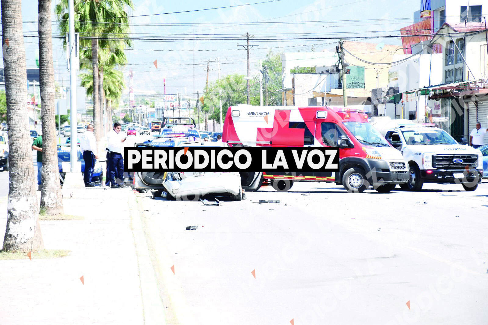 Hombre provoca accidente carambola en Monclova