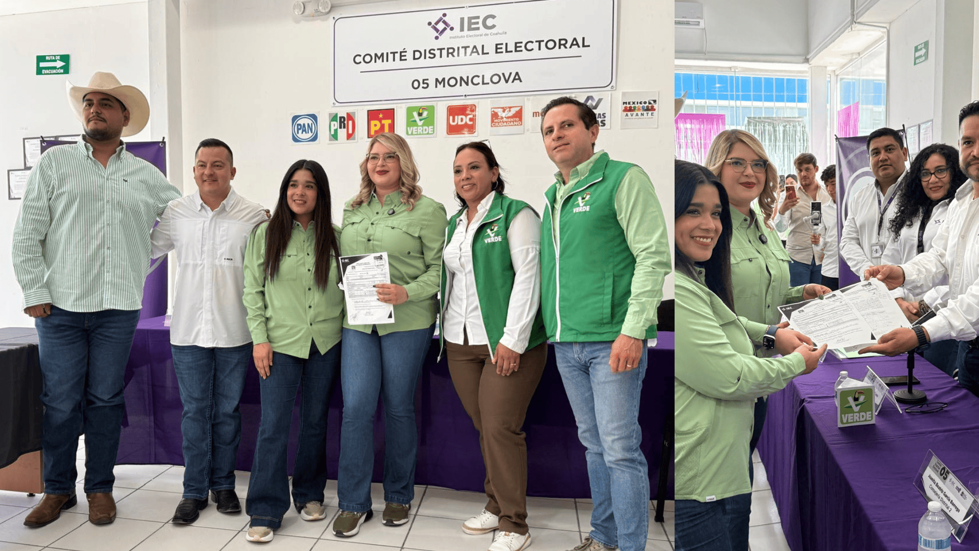 Wendy Delgado formaliza su registro como candidata por el Distrito 5