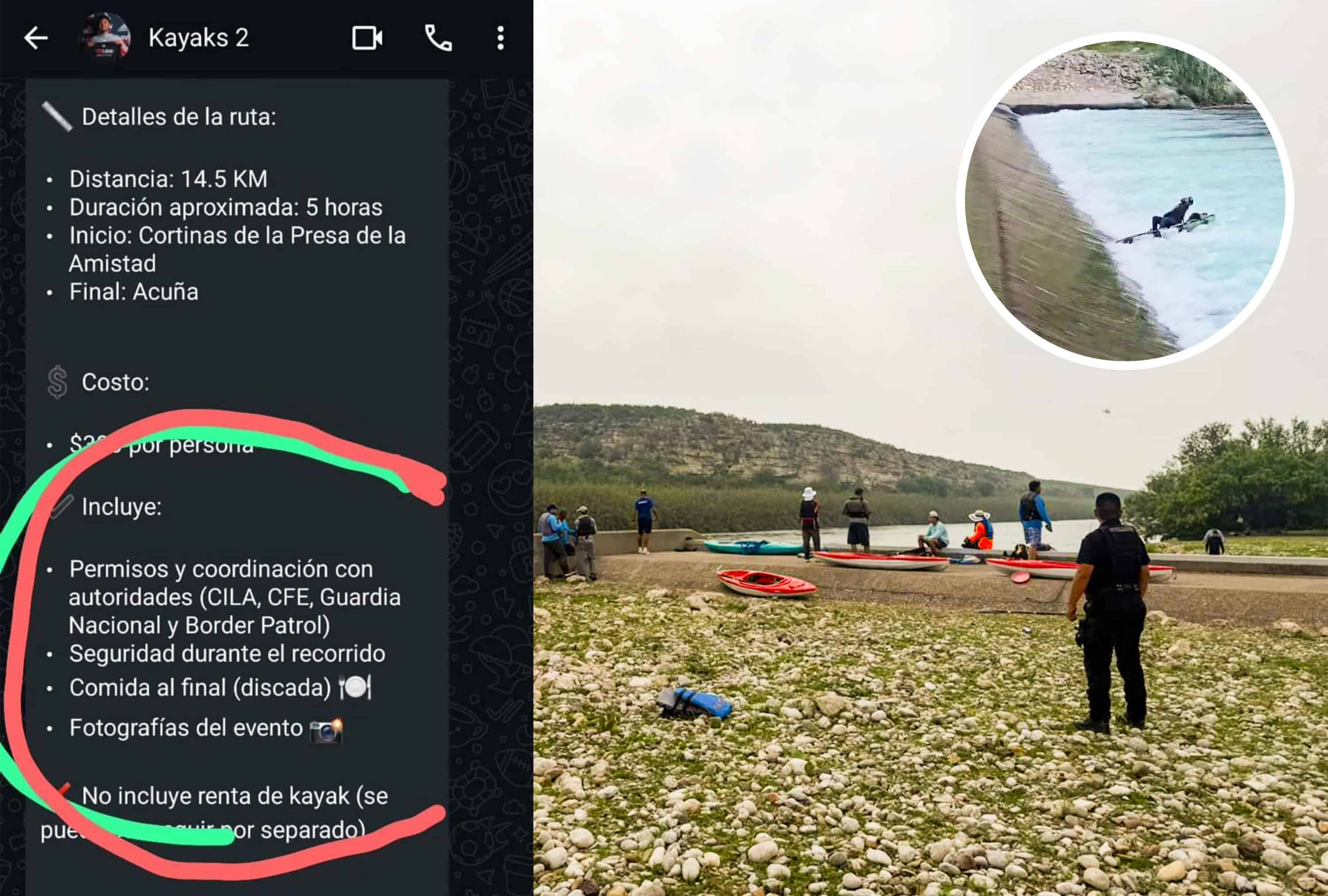 Tragedia en el r&iacute;o Bravo expone fallas en evento organizado por "influencers"