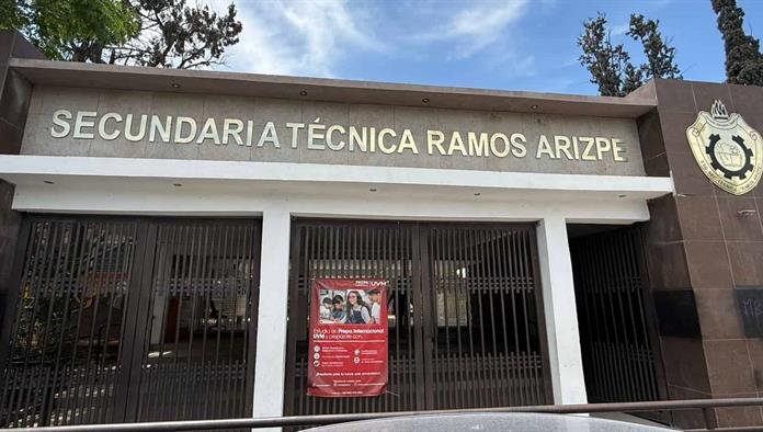 Mensaje de tiroteo en Secundaria Técnica de Ramos Arizpe