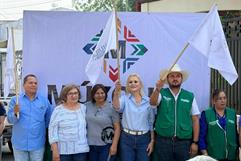 Reconocen habitantes  labor de Laura Jiménez en el Municipio de Múzquiz