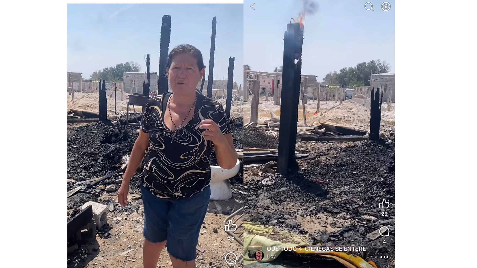 En tres semanas, tres incendios consumen jacalitos en la colonia Emilio Bichara