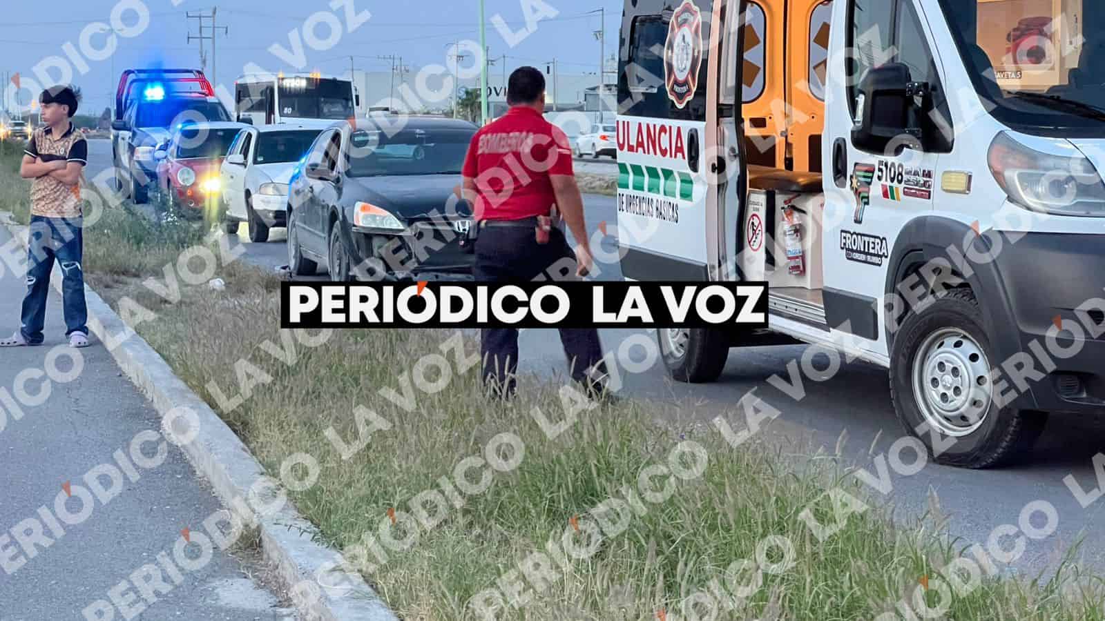 Choque en Frontera: Honda Accord impacta a Fiat y causa da&ntilde;os