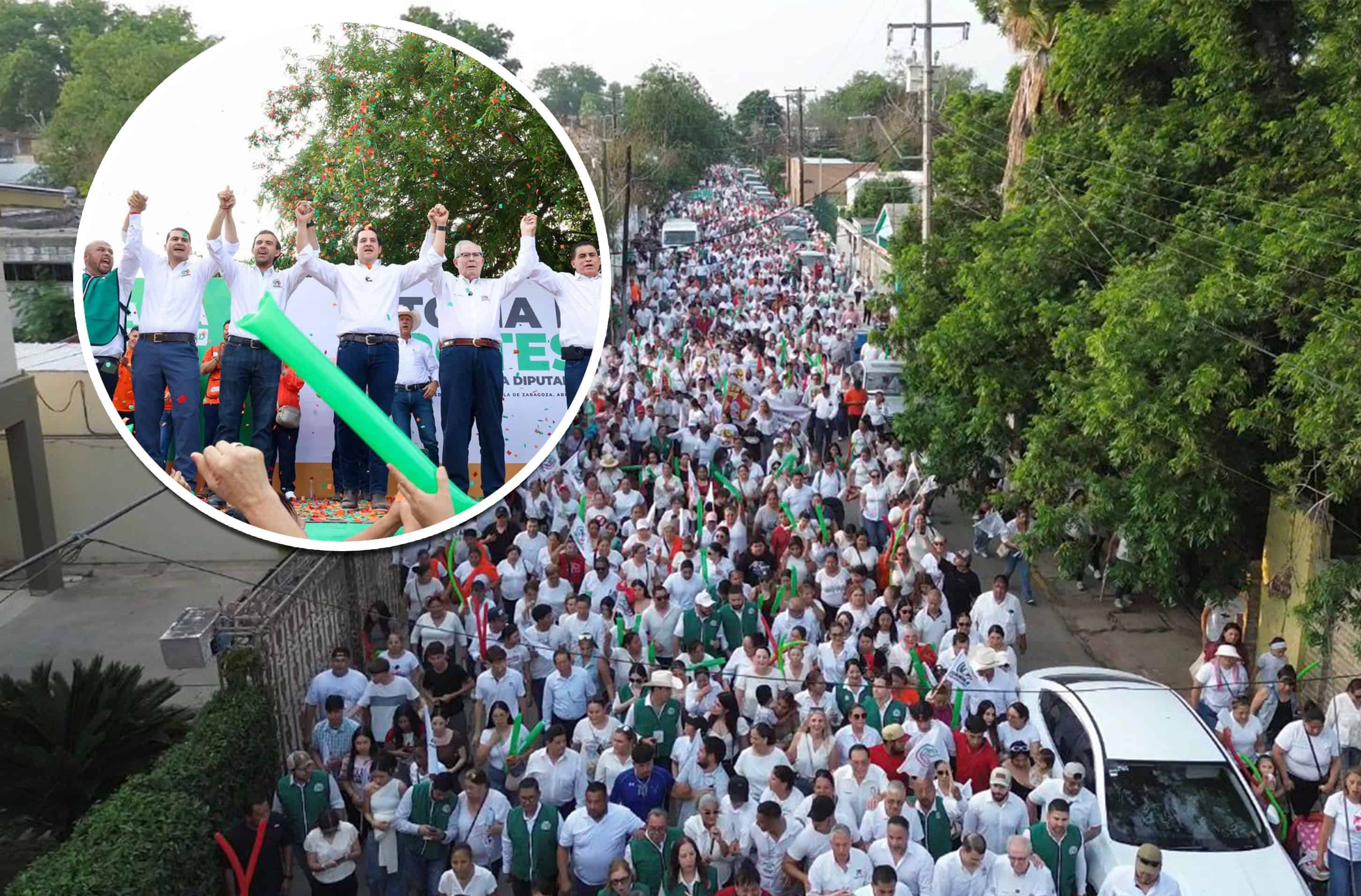 Arropa PRI a Memo Ruiz  en su registro