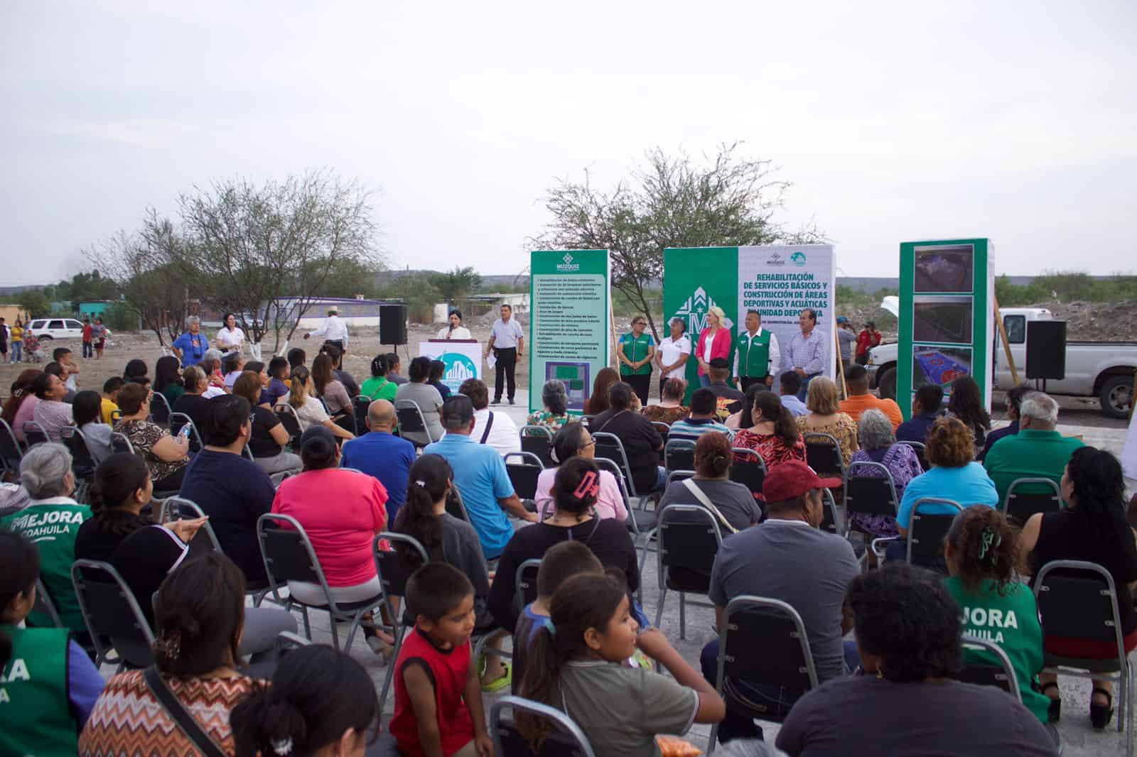 Laura Jim&eacute;nez anuncia construcci&oacute;n de Unidad Deportiva en M&uacute;zquiz
