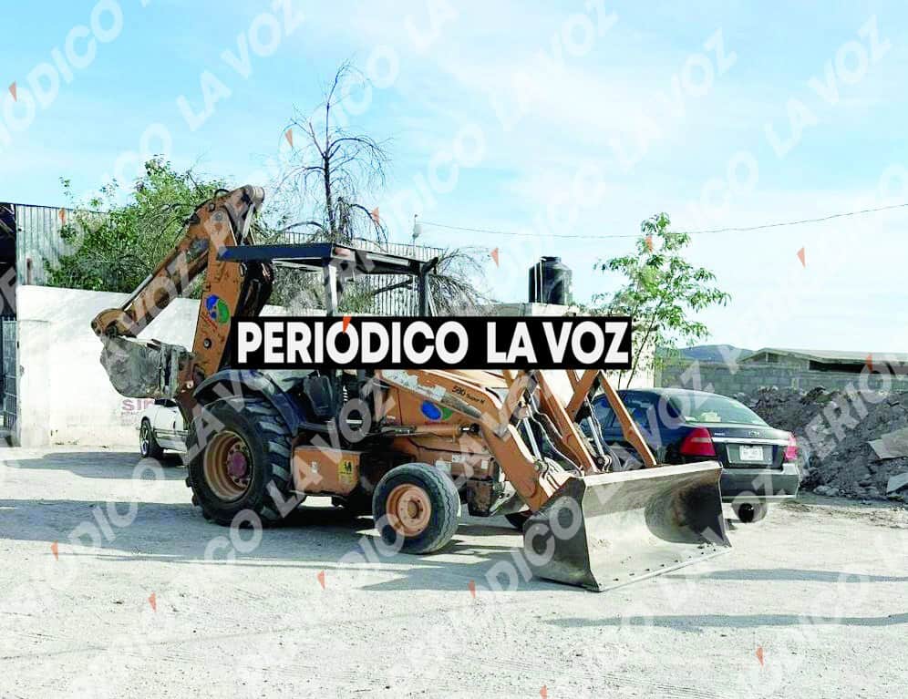 Lesionado en Monclova tras choque con retroexcavadora en Las Flores