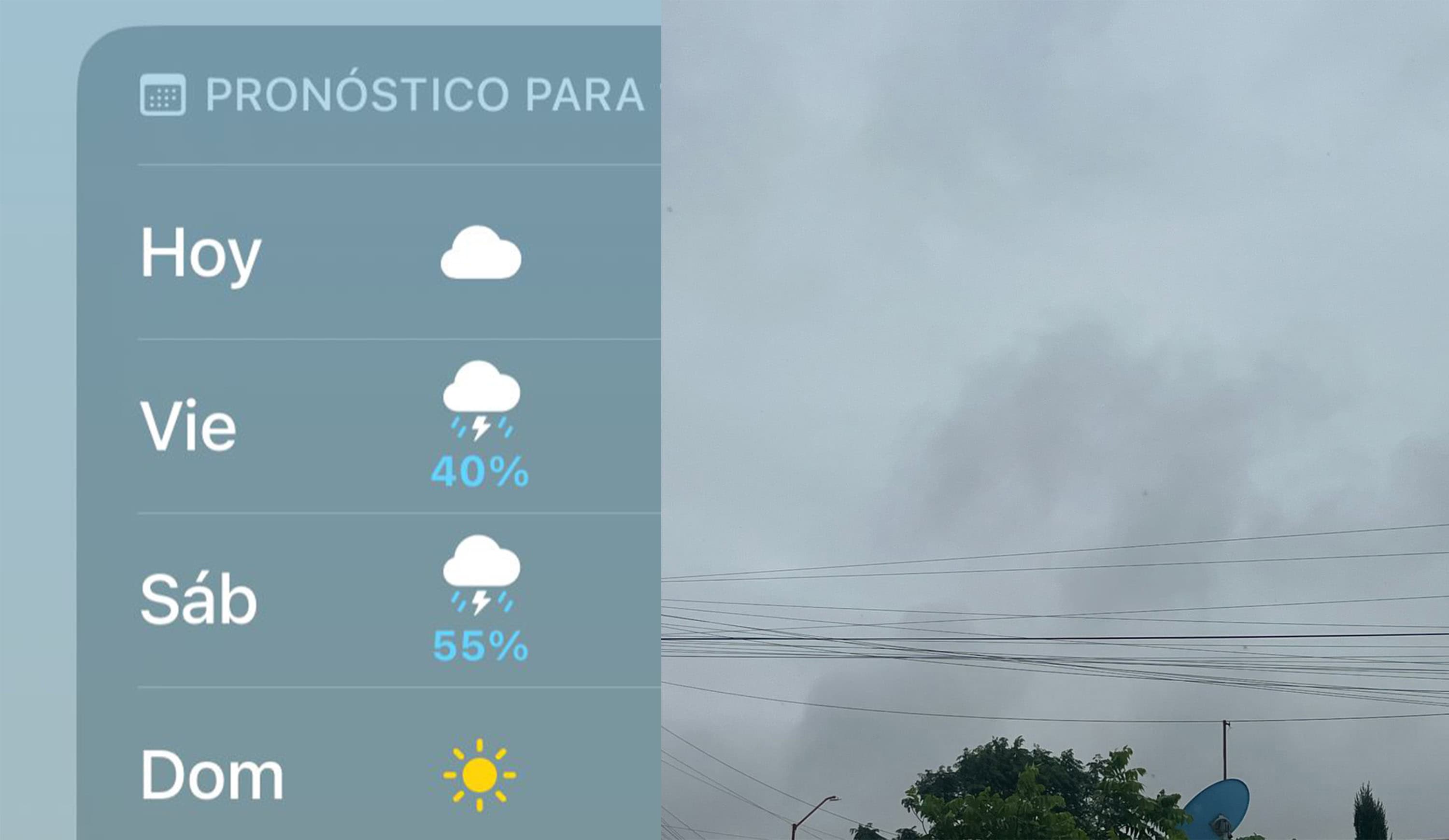 Frente fr&iacute;o 42 trae lluvias y descenso de temperatura a Ciudad Acu&ntilde;a