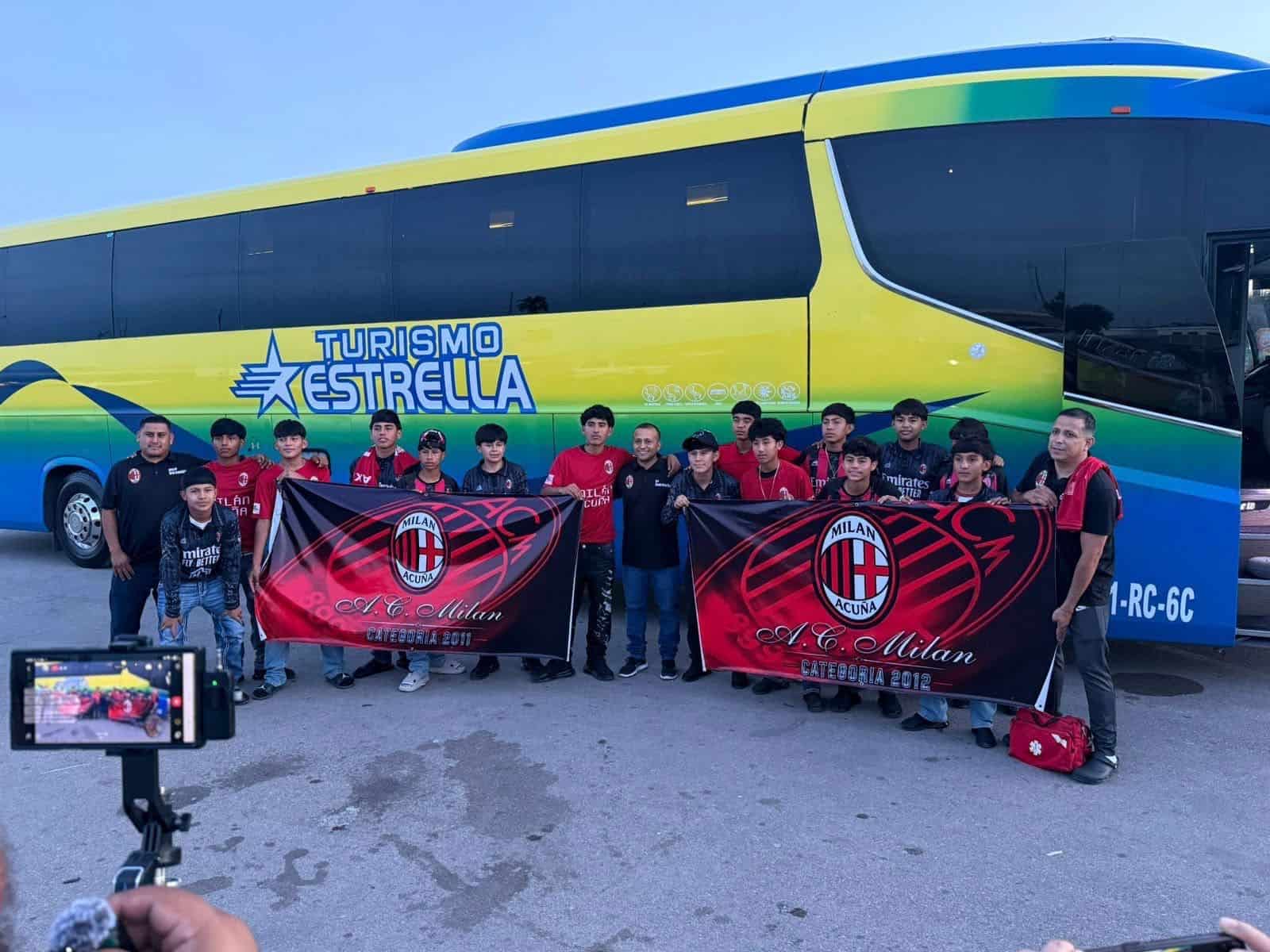J&oacute;venes acu&ntilde;enses viajan a Mazatl&aacute;n para buscar triunfo en torneo nacional de futbol