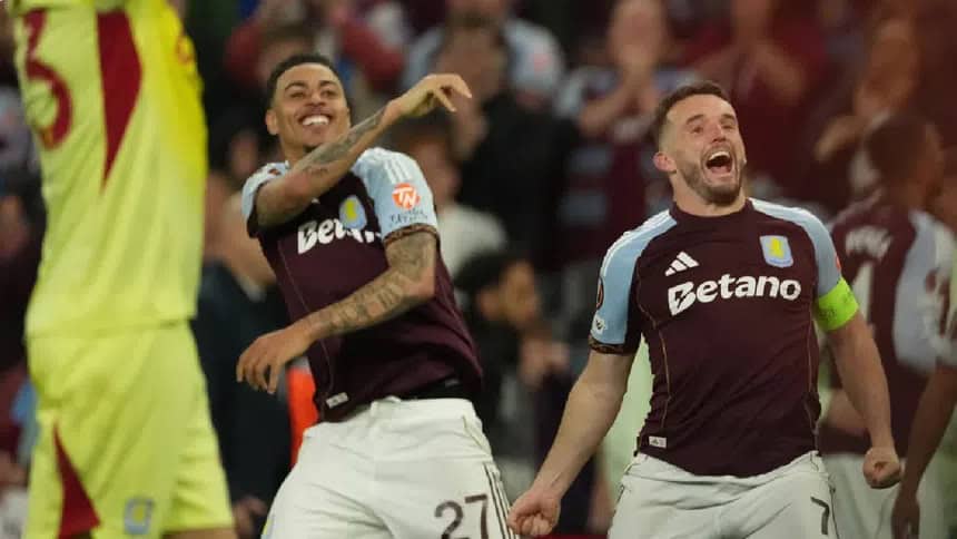 Aston Villa golea 4-0 al Nottingham Forest en Birmingham