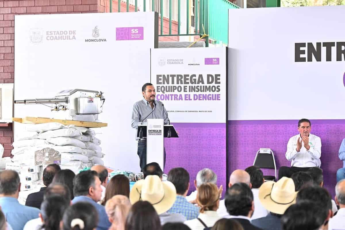 Carlos Villarreal refuerza acciones contra el dengue en Monclova