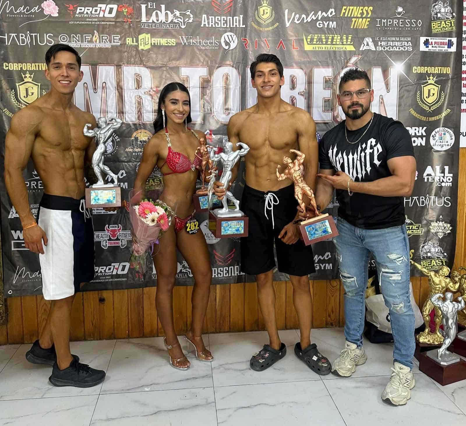 Atletas de Ciudad Acu&ntilde;a brillan en "MR. Torre&oacute;n" y suben al podio