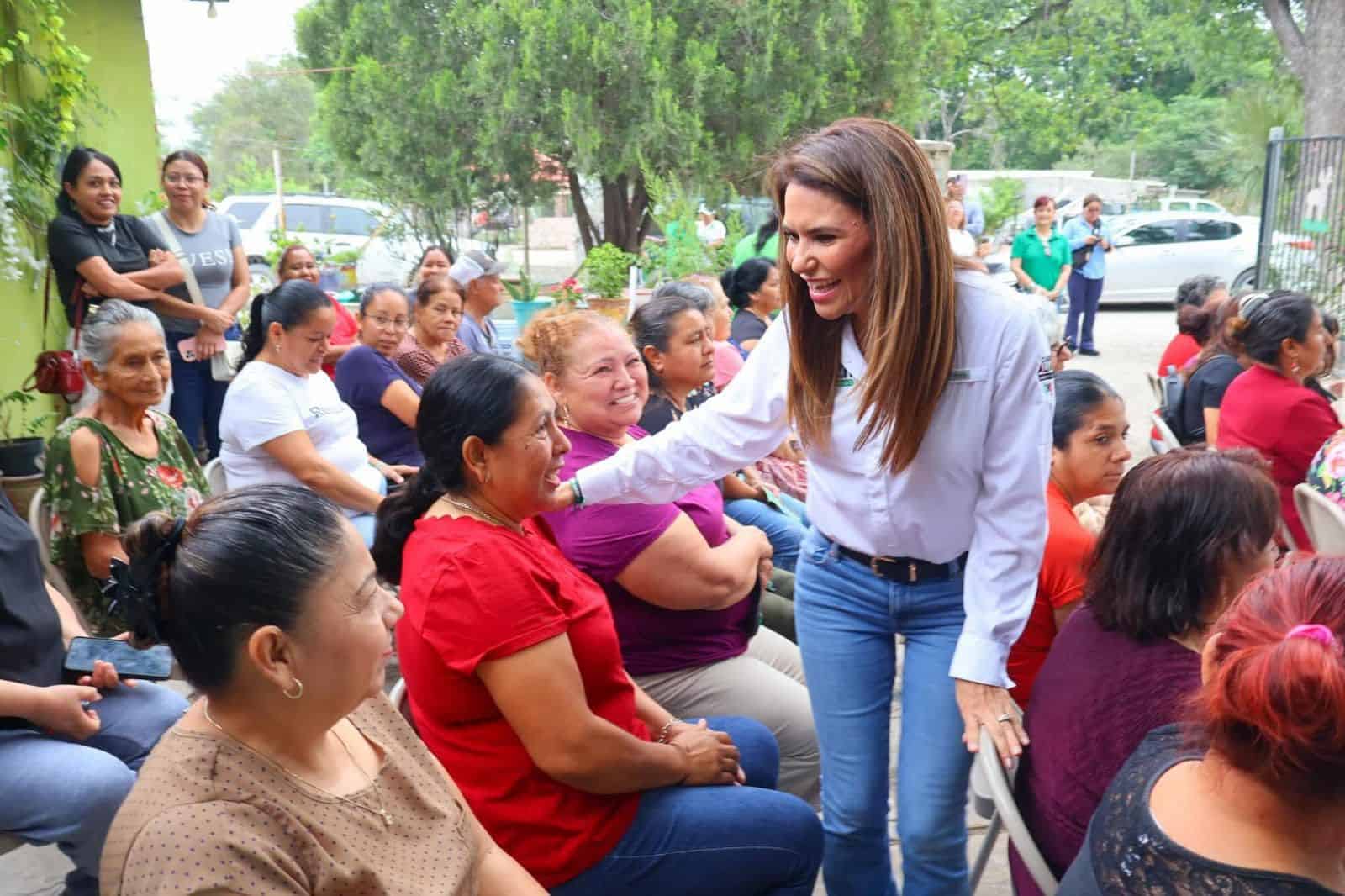 Claudia Garza presenta su plan de trabajo en Allende