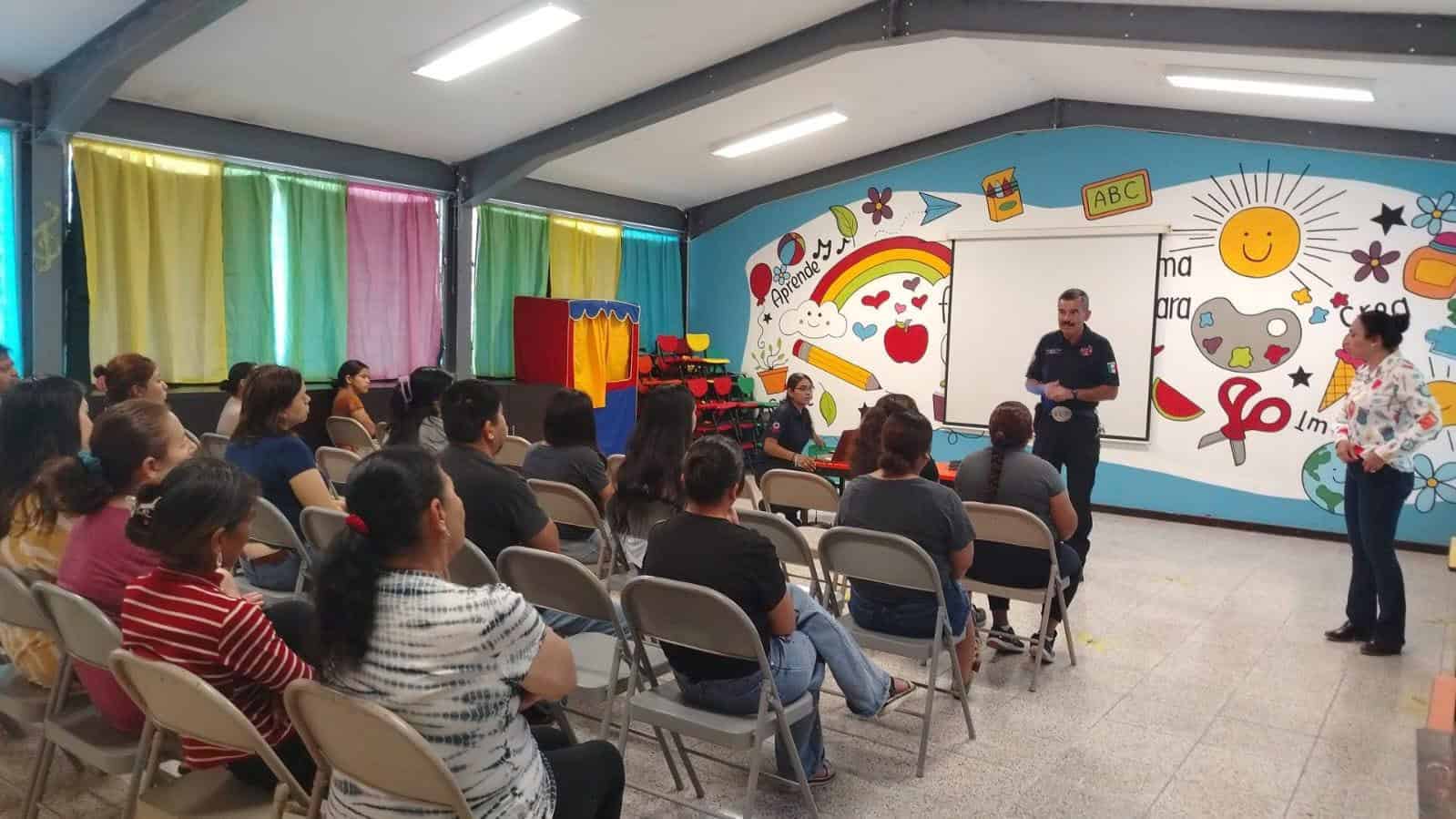 Bomberos de Allende promueven cultura de prevenci&oacute;n en k&iacute;nder Leona Vicario