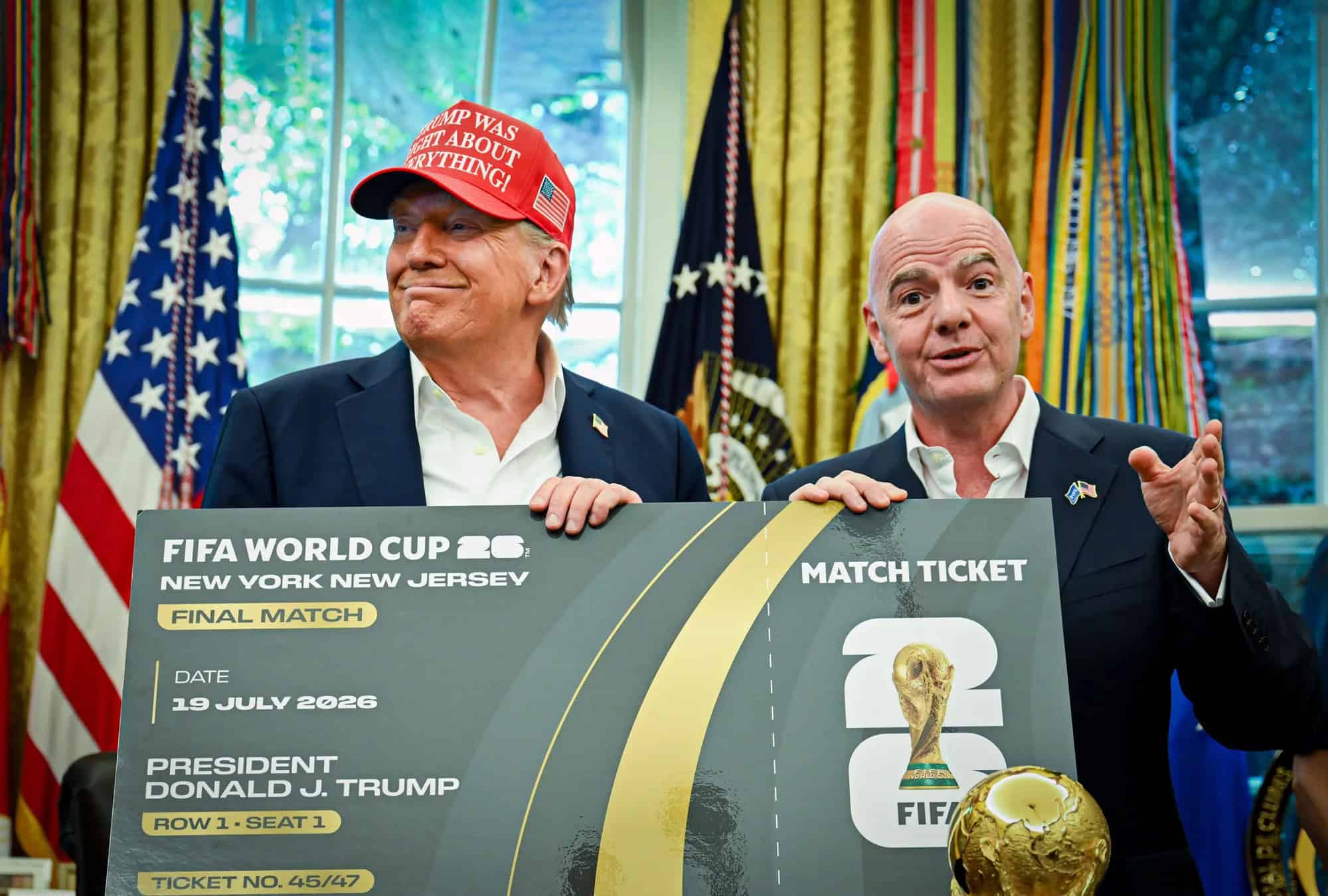 Trump critica altos precios de boletos para el Mundial 2026