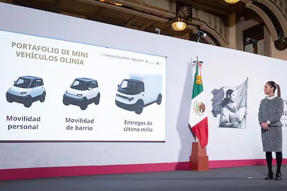 M&eacute;xico lanzar&aacute; Olinia, su primer auto el&eacute;ctrico, en junio de 2026