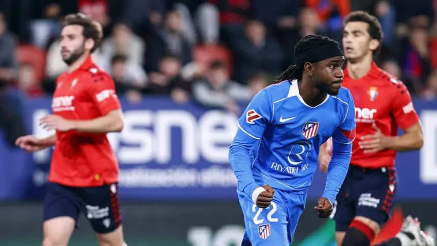 Atl&eacute;tico de Madrid gana 2-1 a Osasuna en El Sadar: se acerca a Champions