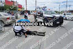 Ciclista resulta lesionada en accidente en Monclova