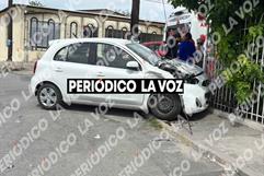 Choque en Fraccionamiento Carranza deja heridos en Monclova