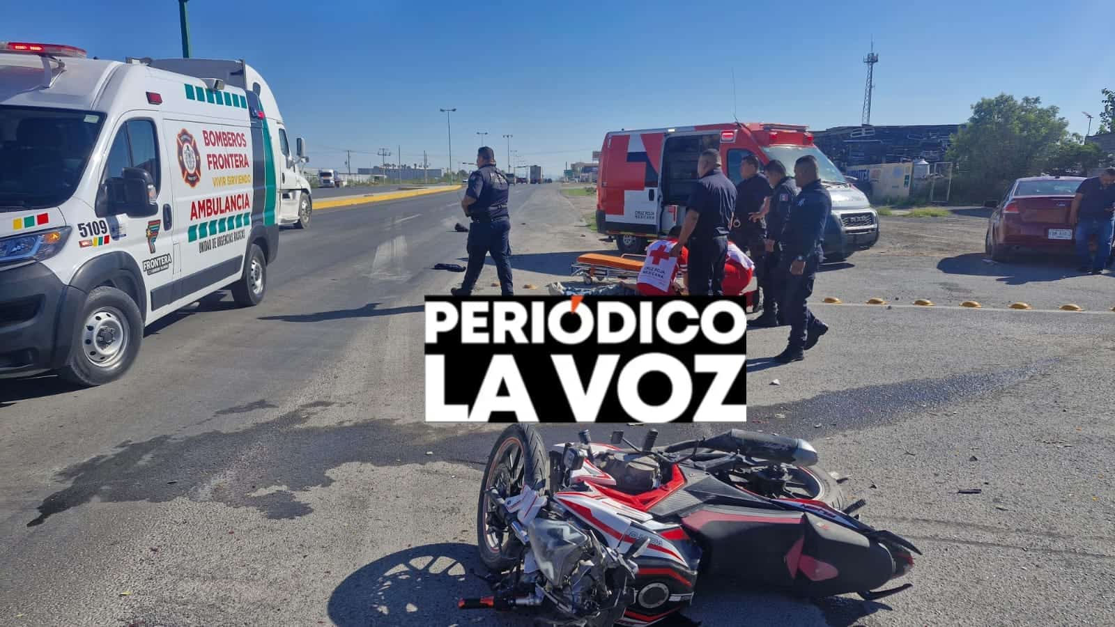 Deja brutal choque a motociclistas heridos